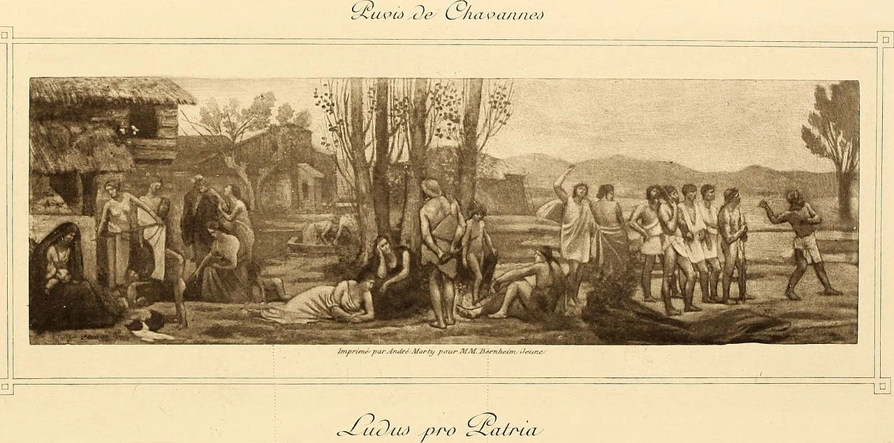 Pierre Puvis de Chavannes - 135, Ludus pro patria, dal Catalogo delle opere moderne